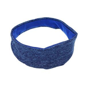 Stretchy Soft Sport Headband Sweat Wicking Yoga Sweatband Dark Blue